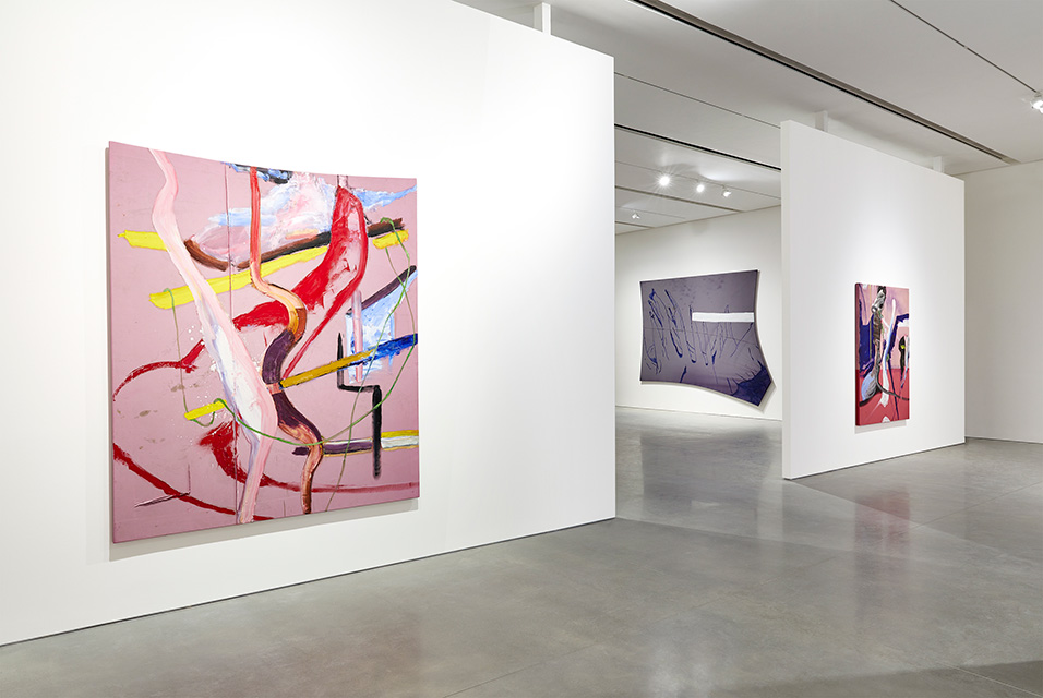 Julian Schnabel opens his first solo exhibition at Pace Gallerys new Chelsea home